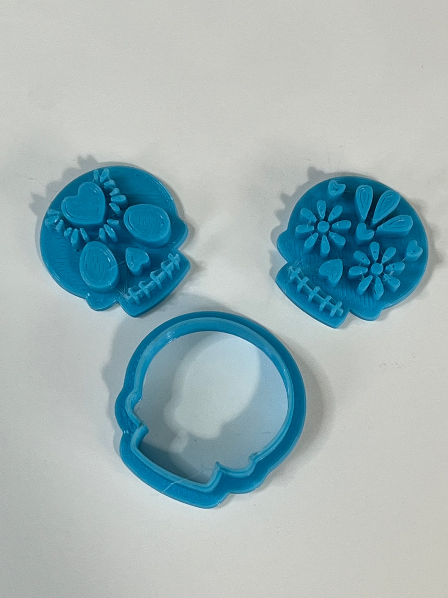 2 Skull Imprints with cutter