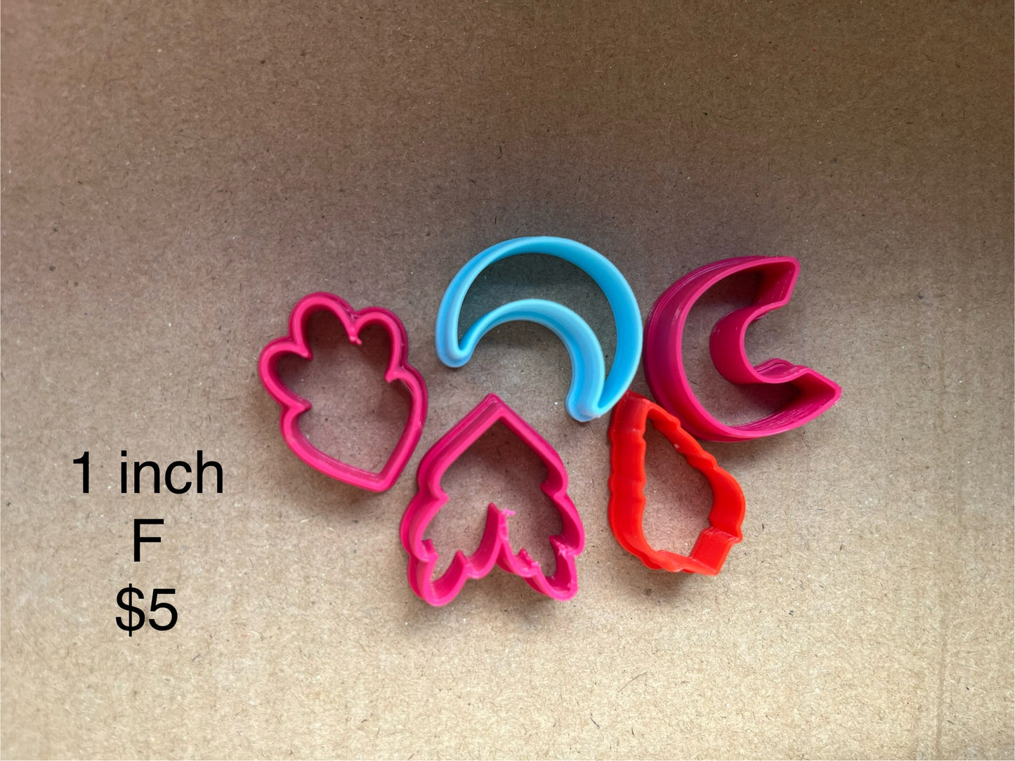 1 inch 5 pc F