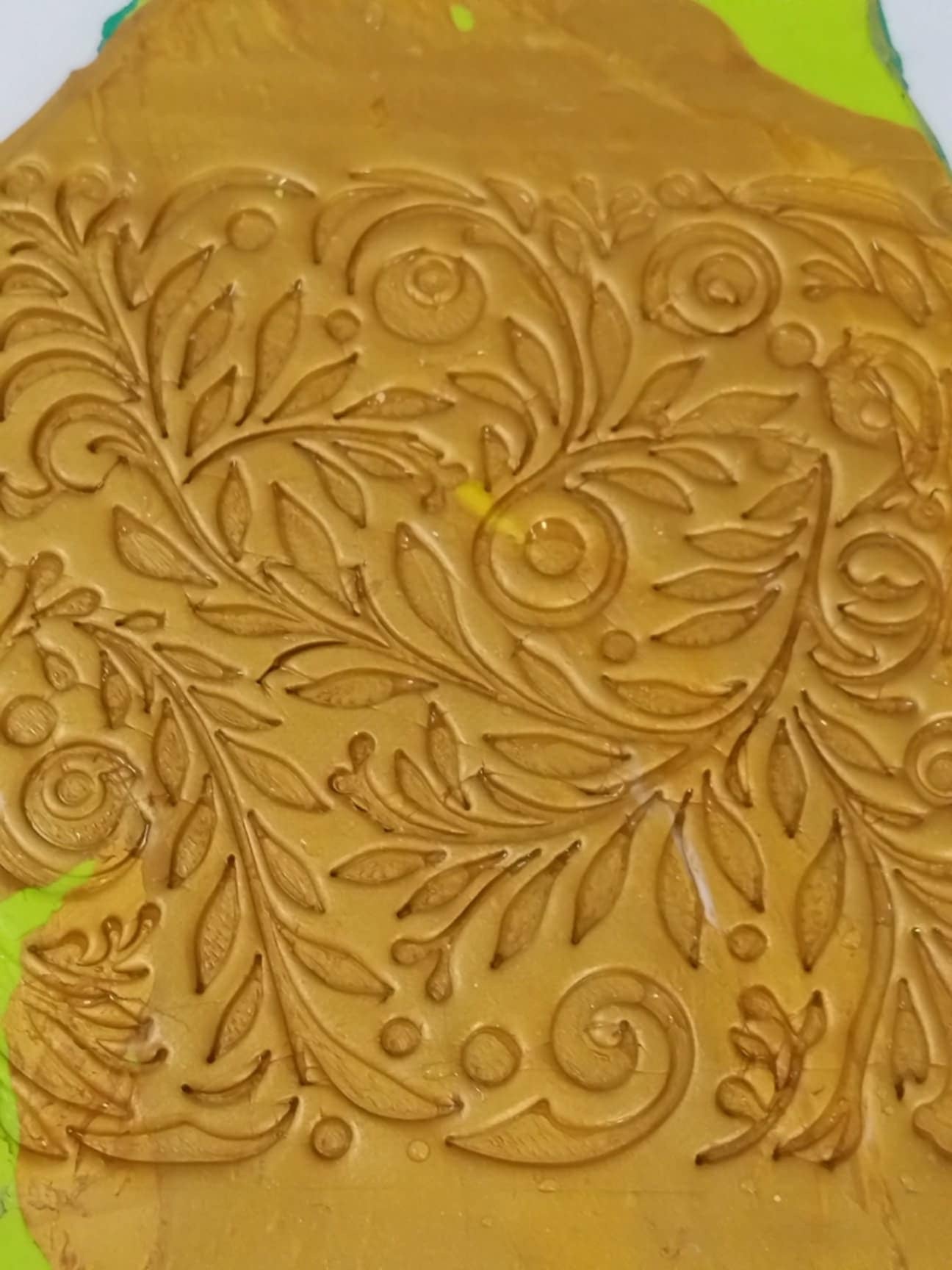 MG Texture Plate Leaves