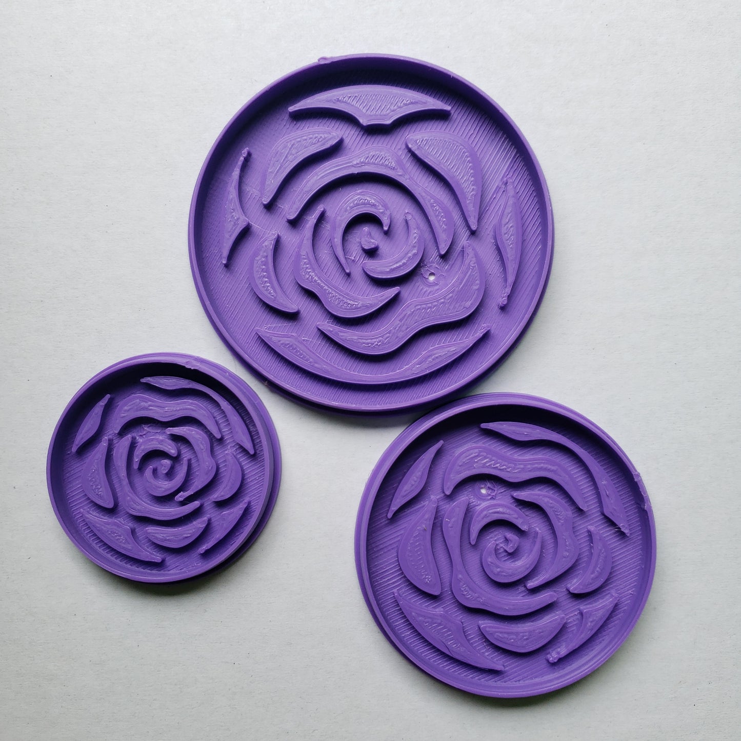 # 163 Imprinted Medallion Rose